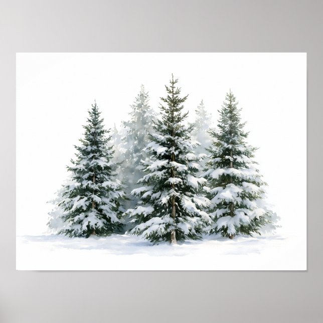 Vinter Tallar Poster (Framsidan)