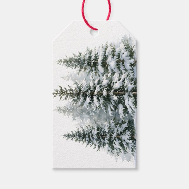 Vinter Tallar Presentetikett (Framsidan)