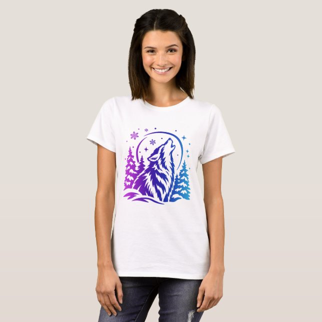 Vinter-tema  t shirt (Hel framsida)