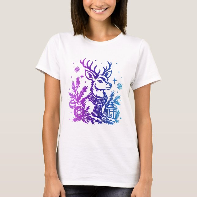 Vinter-tema  t shirt (Framsida)