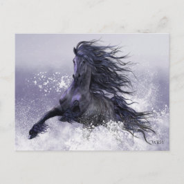 Vinter Thunder-vykort Vykort