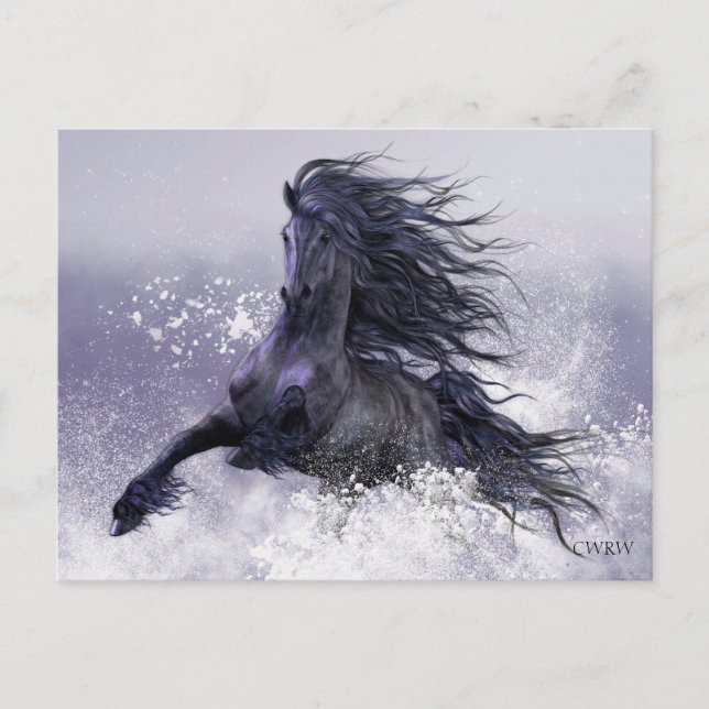 Vinter Thunder-vykort Vykort (Framsida)