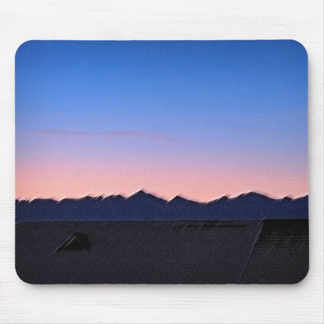 Vinter tidigt morgon musmatta (Framsidan)