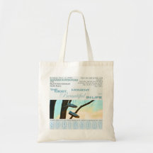 Vinter Träd Canvas Väskad Tote