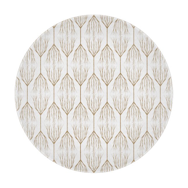 Vinter-Träd glasskärl (5 storlekar) (Framsidan)