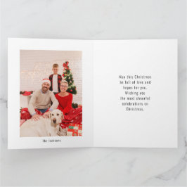 Vinter Träd med röda fåglar - minimalistisk jul Kort