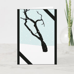Vinter Trädkort Helgkort