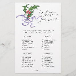 Vinter - vad är det i ditt handväska?