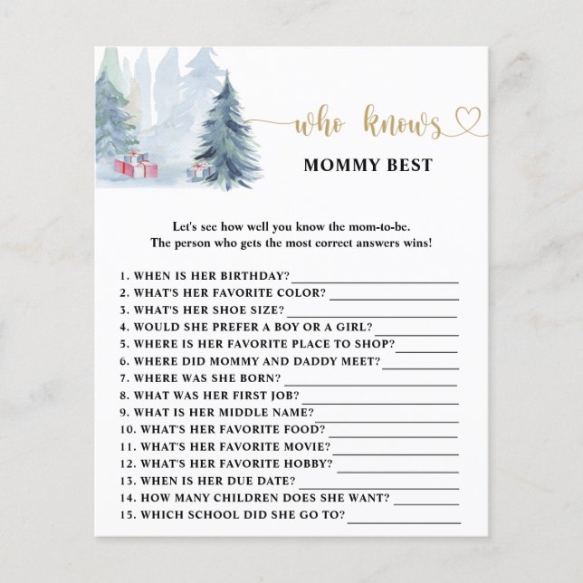 Vinter Vem vet bäst mamma (Framsida)