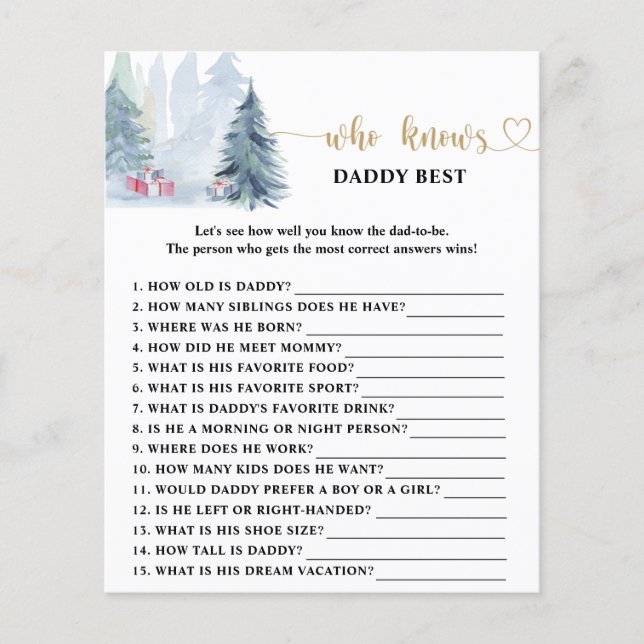 Vinter Vem vet vad pappa spelar (Framsida)