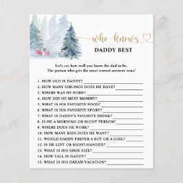 Vinter Vem vet vad pappa spelar