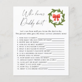 Vinter Vem vet vad pappa spelar