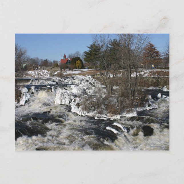 Vinter vid Cargill Falls Vykort (Framsida)