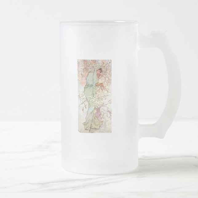 Vinter vid Mucha Frostat Ölglas (Höger)