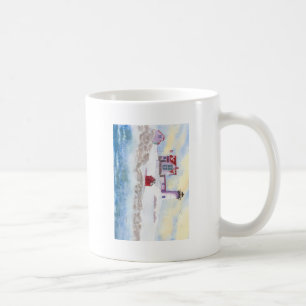 vinter vid Nubble Lighthouse i Maine Kaffemugg