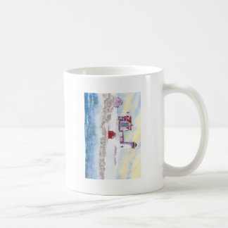 vinter vid Nubble Lighthouse i Maine Kaffemugg