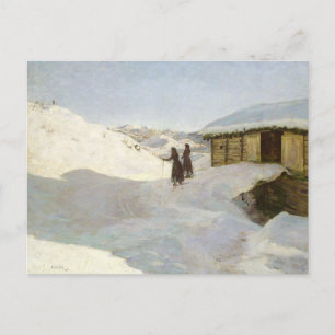 Vinter vid Vagsil i Telemark Jacob Gloersen Helg Vykort