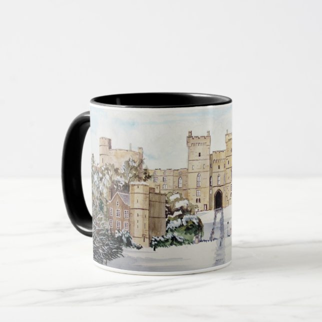 Vinter vid Windsor Castle Mugg (Framsida vänster)