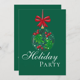 Vinter Vinterland Snöglob Julfest Inbjudningar