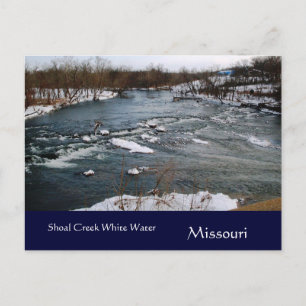 Vinter Vitt Vatten Missouri vykort