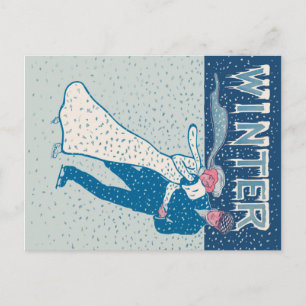 Vinter Vykort