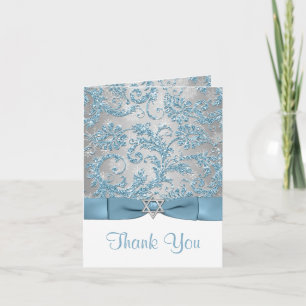Vinter Wonderland Bat mitzvah Tackkort Card