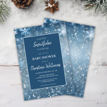 Vinter Wonderland Blue Baby Shower