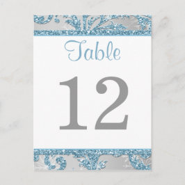 Vinter Wonderland Bordsnummer Card 2