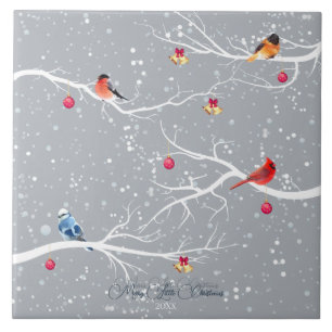 Vinter Wonderland-Helgdagar Kakelplatta