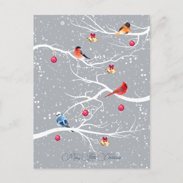 Vinter Wonderland-Helgdagar Vykort (Framsida)