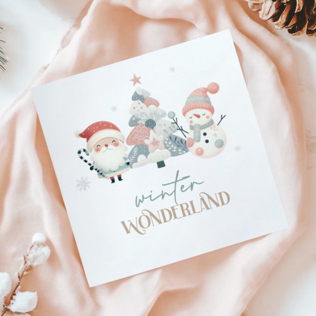 Vinter Wonderland jul Pappersservett (Skapare uppladdad)