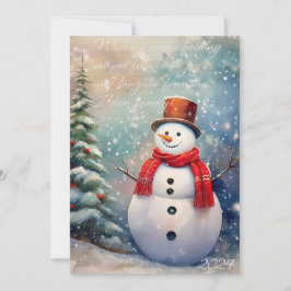 Vinter Wonderland julkort