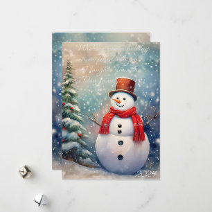 Vinter Wonderland julkort