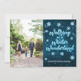 Vinter Wonderland - Photo jul Card