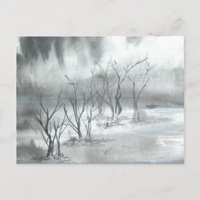 Vinter Wonderland Postkort Vykort (Framsida)