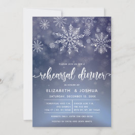 Vinter Wonderland rehearsal middag Inbjudningar