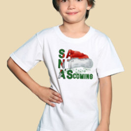 Vinter Wonderland Santa Hat Children T Shirt