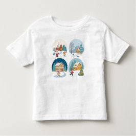Vinter Wonderland T shirt. T Shirt
