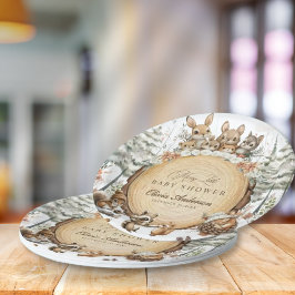 Vinter Wonderland Woodland Animals Baby Shower