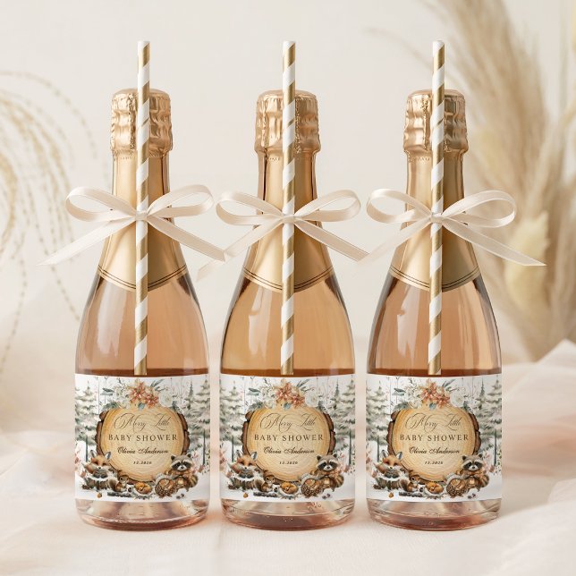 Vinter Wonderland Woodland Animals Baby Shower (Skapare uppladdad)