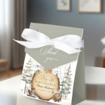 Vinter Wonderland Woodland Animals Baby Shower