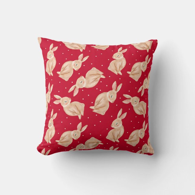 Vinter Wonderland Woodland Animals Jul Kudde (Framsida)