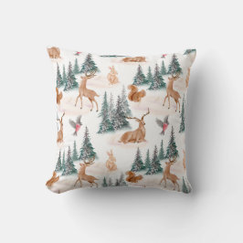 Vinter Wonderland Woodland Animals Jul Kudde
