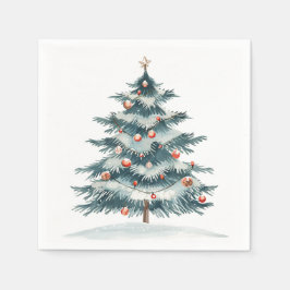 Vinter, Yule och julafton Pappersservett