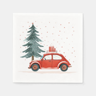 Vinter, Yule och julklackor Pappersservett