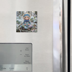 Vinterälva Magnet