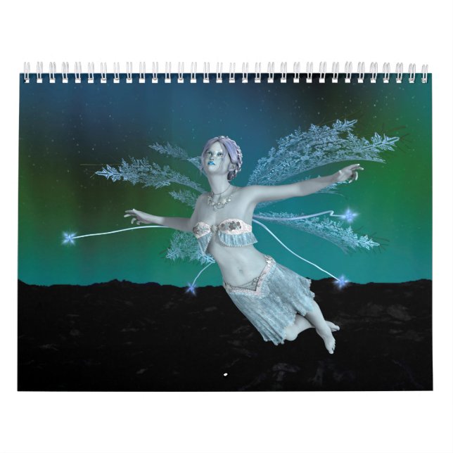 Vinterande Fee eller Vinterfée, men en mer passand Kalender (Omslag)
