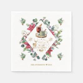 Vinterandeskript Önskar dig en God jul Pappersservett