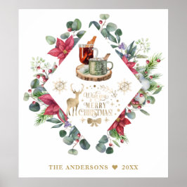 Vinterandeskript Önskar dig en God jul Poster