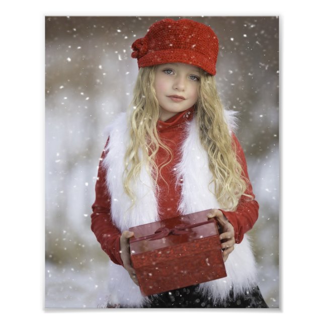 Vinteranpassa mall 8 x 10-Redot till Ram Fototryck (Framsidan)